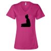 Women’s Relaxed Jersey V-Neck Tee Thumbnail