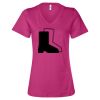 Women’s Relaxed Jersey V-Neck Tee Thumbnail
