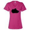 Women’s Relaxed Jersey V-Neck Tee Thumbnail