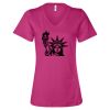 Women’s Relaxed Jersey V-Neck Tee Thumbnail
